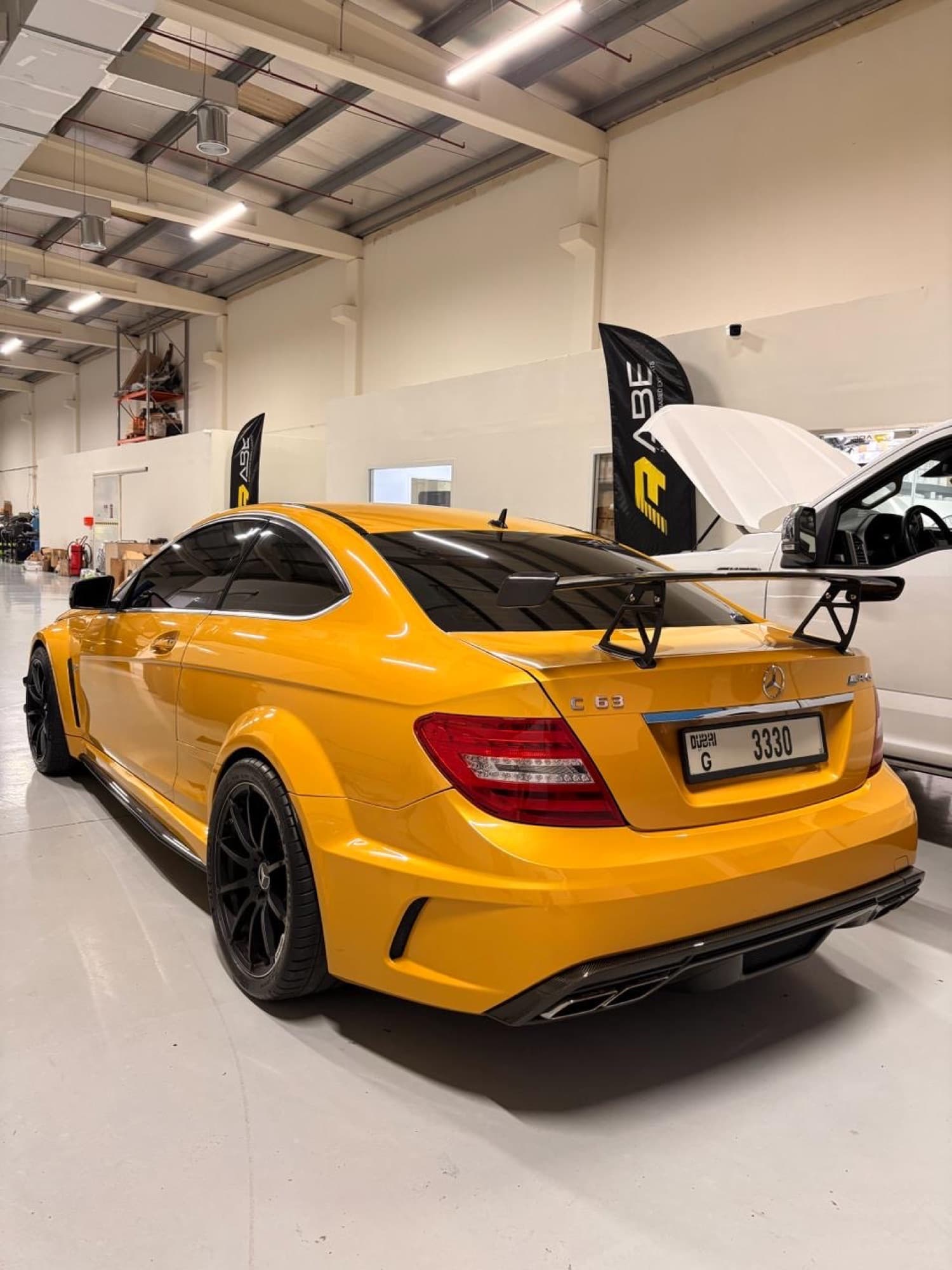 Mercedes-AMG C63 Black Series at ABE in Dubai