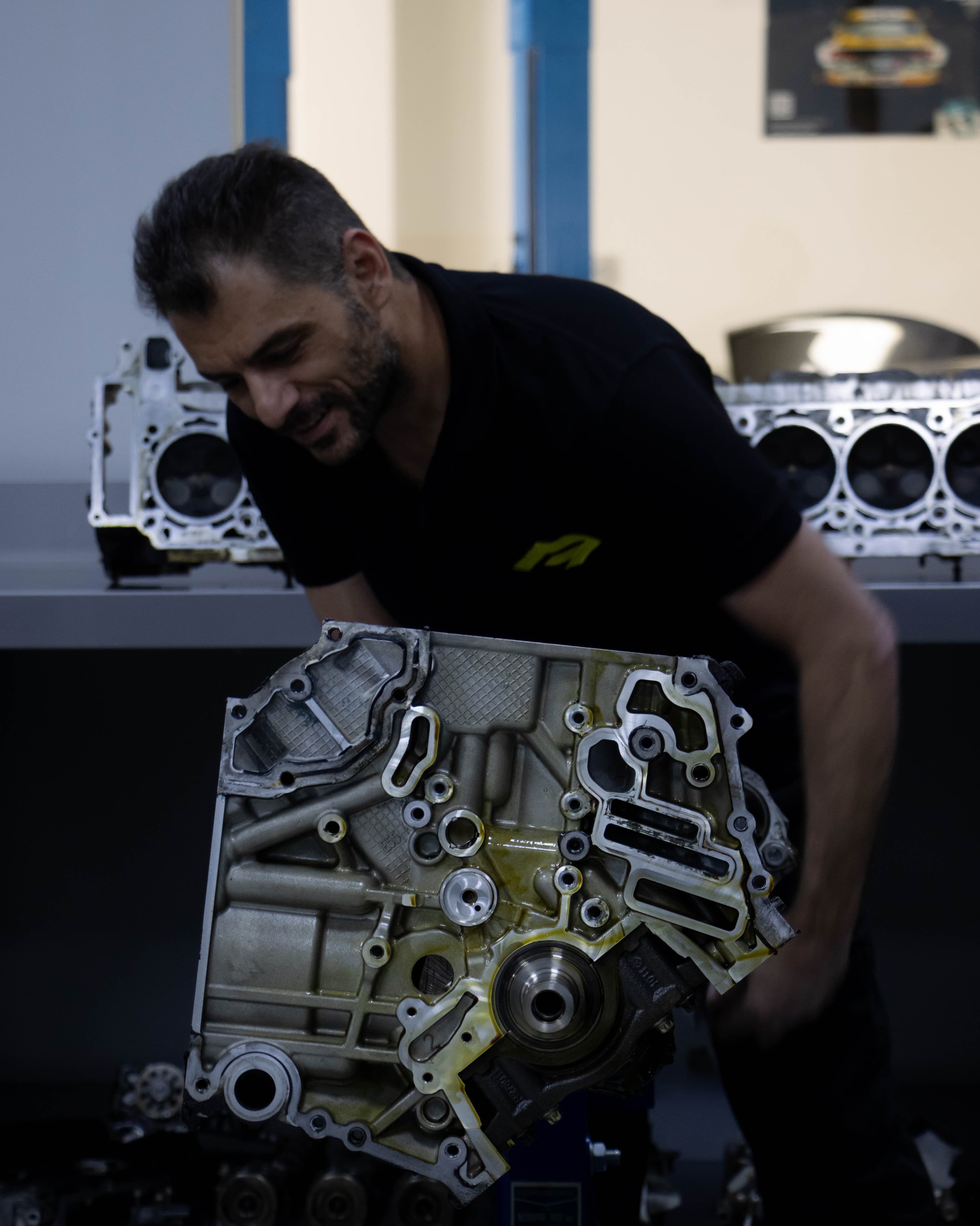 Master engineer Tasos Moschatos at work (homepage hero)