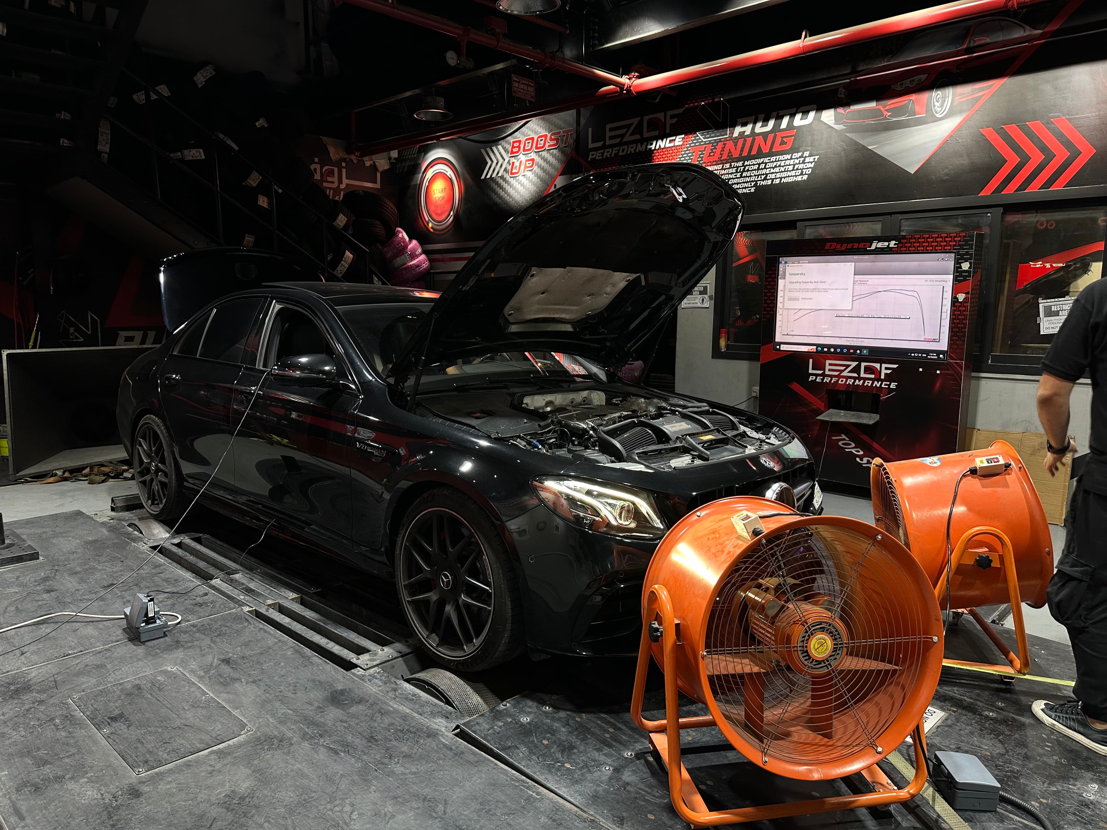 Mercedes E63s AMG 840 WHP dyno build at ABE in Dubai