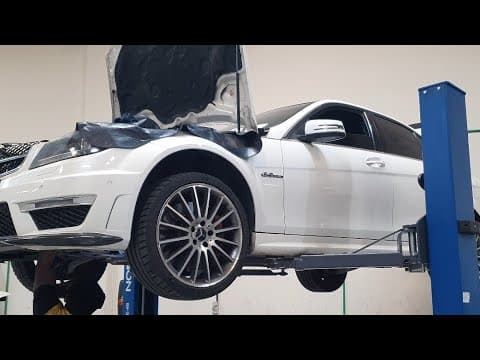 C63 2012 with 162k km check up (part 3)